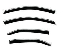 Déflecteur De Fenêtre Latérale Nuances Visière Bande Pare-vent Pour Toyota Pour Aurion MK1 XV40 2006-2012 Pare-pluie Ou Brillance Fenêtre Latérale Pare Pluie Visières(PC stainless steel)