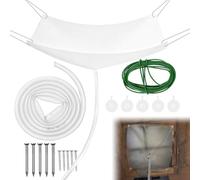 Déflecteur de fuite de toit pour toit avec bac collecteur résistant et | Capteur de fuite d'eau pour plafonds suspendus pour une utilisation en intérieur dans la salle de bain, la chambre, le bureau