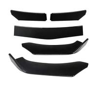 Déflecteur De Lèvre Avant Becquet De Pare-Choc Avant À Cinq Segments Diffuseur Amélioré Matériau ABS Pièces Automobiles(Bright Black)