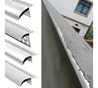 Déflecteur De Ligne D'égouttement D'avant-toit, Profilés En Aluminium | Moulure De Bord D'égouttement, Empêche Le Reflux De La Pluie, For Bande De Bordure De Toit(35mm)