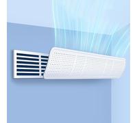 Déflecteur de Pare-brise de Climatiseur Déflecteur de Climatisation Centrale au Plafond Déflecteur Climatisation, Anti-condensation, Empêche le Soufflage Direct ( Color : Side-mounted , Size : 71*18cm