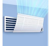 Déflecteur de Pare-brise de Climatiseur Déflecteur de Climatisation Centrale au Plafond Déflecteur Climatisation, Anti-condensation, Empêche le Soufflage Direct ( Color : Side-mounted , Size : 40*18cm