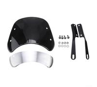 Déflecteur de pare-brise de moto pour 5 à partir de 17,8 cm - Construction en métal ABS adapté pour Cafe Motorbi