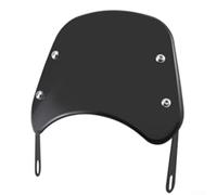Déflecteur de pare-brise de moto pour phares ronds de 5 à 7 pouces - ABS + construction en métal, convient pour Honda et Cafe Motorbi