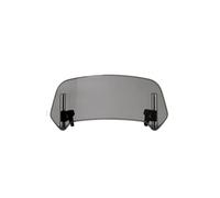 Déflecteur de Pare-Brise Extension De Pare-Brise Universelle pour Moto pour KYMCO, pour Agility, pour Maxi 300i, pour Downtown 350i, pour Pare-Brise de Moto(B Light Smoke)