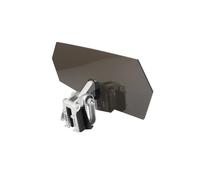Déflecteur de Pare-Brise Extension Universelle modifiée pour Pare-Brise surélevé de Moto Pare-Brise de Moto(Brown)