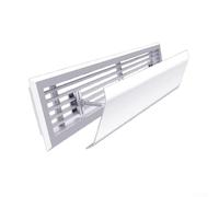 Déflecteur de pare-brise pour climatiseur - 20 x 40 cm/20 x 60 cm - Déflecteur de sortie d'air - Guide anti-soufflage direct - PVC résistant à la température - Décoration d'intérieur moderne (40)
