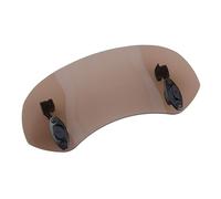 Déflecteur de Pare-Brise Universel pour Moto Extension de Pare-Brise Avant Accessoire de Spoiler à Clipser réglable en Plastique fumé.