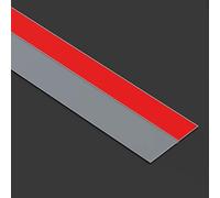 Déflecteur de pluie en caoutchouc autocollant, Bande anti-pluie for portes et fenêtres, multicolore, 25-45 mm x 6 m(Grey,35MM x 6M)