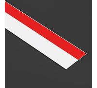 Déflecteur de pluie en caoutchouc autocollant, Bande anti-pluie for portes et fenêtres, multicolore, 25-45 mm x 6 m(White,45MM x 6M)