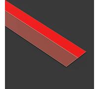 Déflecteur de pluie en caoutchouc autocollant, Bande anti-pluie for portes et fenêtres, multicolore, 25-45 mm x 6 m(Brown,35MM x 6M)