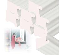 Déflecteur de pluie en caoutchouc autocollant, Bandes de pluie auto-adhésives for rebord fenêtre, multicolores, 300cm, 1 à 10 pièces(8 Pcs)