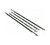 Déflecteur de Pluie et de Vent pour vitres de voit Convient pour Honda CRV CR-V 2007-2011 Garniture de Porte chromée Noire Joint de vitre extérieure