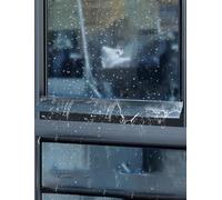 Déflecteur de pluie for fenêtre, barrière d'eau extérieure facile à installer, protection anti-goutte for balcon (500 cm)(45mm,5pcs)