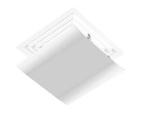 Déflecteur de sortie d'air de plafond, grille murale, carrée, grille réglable, pour la maison, la cave, le garage, le camping-car, l'intérieur, le plafond