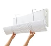 Déflecteur de vent AC - Déflecteur de flux d'air pour la maison et le bureau - Après-shampoing - Couverture d'appel - Pare-brise, chambre à coucher, extérieur - Installation facile de la direction de