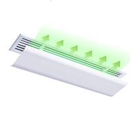 Déflecteur de Vent Blanc Déflecteur de Ventilation de Climatisation, Déflecteur de Pare-Brise Anti-Vent pour Climatisation, Longueur 40/60/80/90/100/120cm