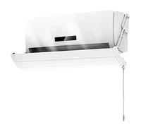 Déflecteur De Vent De Climatisation, Commutateur De Lame De Soufflage Anti-Direct Déflecteur De Vent Réglable Multi-Angle Déflecteur Général De Climatisation Mural,100Cm