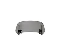 Déflecteur de Vent de Moto Extension De Pare-Brise Universelle pour Moto pour KYMCO, pour Agility, pour Maxi 300i, pour Downtown 350i, pour Agility Pare-Brise de Moto(S Light Smoke)