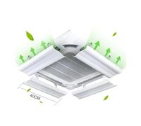 Déflecteur De Vent De Type Cassette For Climatisation Centrale, Déflecteur Suspendu Au Plafond, Bouclier Anti-soufflage Direct