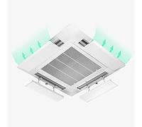 Déflecteur de vent Déflecteur de climatisation central Empêche l'air de souffler directement sur les personnes, Angle réglable Installation facile pour bureau commercial Espace public Maison