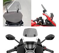 Déflecteur De Vent Extension De Pare-Brise Réglable avec Déflecteur Et Spoiler À Pince pour Moto pour Suzuki VS600 DL650 V-Strom 650 1000 XT Para-Brise(Clair)