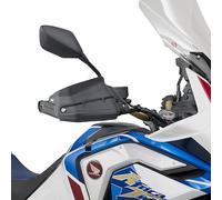 Déflecteur de vent GIVI, noir, pour protège-main d’origine pour les modèles spéciaux Honda (voir description)