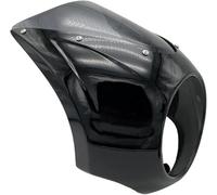 Déflecteur de Vent Pare-Brise de Phare Rond pour Moto R18 2020-2021-2022(Noir)