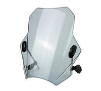 déflecteur de Vent Pare-Brise Réglable Universel pour Moto Honda CBR600RR CB1000R GXSR 600 750 MT07 MT09(Gray)