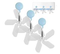 Déflecteur de Vent pour Climatiseur Aubes de Direction Ajustables à 360 | Guide avec Ventouses pour Déflecteur Ventilateur Anti-Soufflage Direct Climatiseur 3 Pièces Maison Chambre Cuisine Fe
