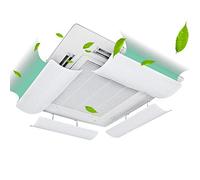 Déflecteur de vent pour climatiseur central, déflecteur de vent pour climatiseur Protection de l'environnement de soufflage central anti-direct Climatisation saine Couvercle de déflecteur de