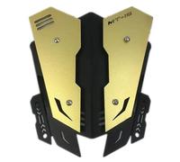 Déflecteur De Vent pour Pare-Brise Avant De Moto pour Yamaha MT15, MT-15, MT125, MT-125, MT 15 Et 125. Déflecteur De Vent De Pare-Brise(Or)