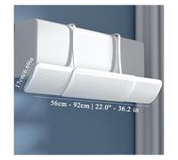 Déflecteur De Vent Rétractable For Climatiseur, Pare-brise Suspendu, Anti-soufflage Direct(White 2)