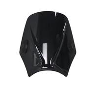 Déflecteur De Vent Sport Compact Et Personnalisé, Pare-Brise Rétro Universel pour Motos pour Benelli pour LEONCINO 250 2020-2024 pour LEONCINO 500 Déflecteur d'air pour Moto(Le Noir)