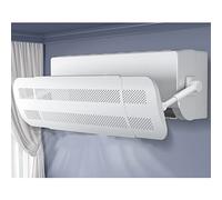 Déflecteur de vent télescopique pour climatiseur, support de montage suspendu anti-coup direct pliable réglable pour la protection contre le vent et l'air directionnel