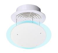 Déflecteur de Ventilation Circulaire, Centrales Unités de Déflecteur Climatisation, Empêche Le Flux D'air Direct, Réglage Multi-Angles(60cm/24in)
