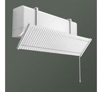 Déflecteur de Ventilation d'air réglable, Déflecteurs de Ventilation de Confinement Pliable Aile Air Air refroidi Baffle Vin de Vent Telescopic （Métal）