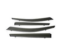 Déflecteur de vitres latérales compatible avec Chevrolet Groove 2020 2021 2022 2023 2024, pare-brise, pare-brise, pare-soleil, pluie, neige(Chrome strip)