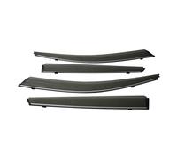 Déflecteur de vitres latérales Compatible pour Chevrolet Groove 2020 2021 2022 2023 2024, Pare-Brise, Pare-Soleil, Pluie, Neige, Vent(Chrome Strip)