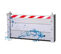 Déflecteur D'eau et Barrière Anti-Inondation Amovible et Facile à Installer - Système De Batardeau Pour Protection D'Entrée De Garage et Entrée(90 * 60cm)