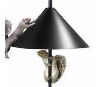 Déflecteur d'écureuil - Déflecteur de protection pour écureuils, Déflecteur anti-écureuil, Déflecteur d'écureuil de protection enveloppant | Mangeoire à oiseaux anti-écureuil Coper