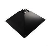 Déflecteur d'écureuil en métal pour poteaux en bois de 10,2 x 10,2 cm, protection robuste pour mâts ronds ou carrés de 8,9 à 11,4 cm