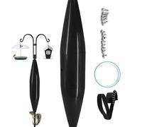 Déflecteur d'écureuil pour crochet de berger - Cylindre d'extérieur pour vaincre les écureuils | Déflecteurs d'écureuils d'extérieur pour mangeoires à oiseaux pour crochet de berger