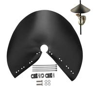 Déflecteur d'écureuil pour mangeoire à Oiseaux de 40, 6 cm de Large, Protection Portable, Dissuasion Suspendue pour mangeoires à Oiseaux Jardin en Plein air - Déflecteur d'écureuils