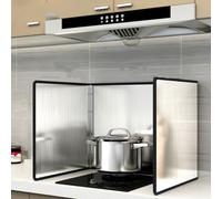 Déflecteur D'huile De Cuisine Domestique, Déflecteur D'éclaboussures De Cuisson For Cuisinière À Gaz, Résistant Aux Hautes Températures Et Pliable