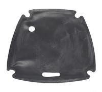 Déflecteur d'huile en caoutchouc pour compresseurs d'air - Compatible avec les modèles 1P, 3P et 5P Straight On-Line, rondelle de joint de rechange noire pour petit pétrole-gaz (118 × 104 × 82,5 mm)