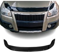 Déflecteur d'insectes sur capot pour Fiat Sedici 2006-2014 Foncé
