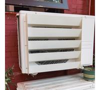 Déflecteur d'unité extérieure de climatiseur, déflecteur de ventilation du condenseur, filet de protection pour climatiseur, couvercle de volet en PVC, couvercle de guide d'air anti-soufflage direct (