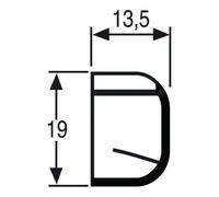 Déflecteur extérieur pour entrées d'air aérauliques - blanc - D321T NICOLL