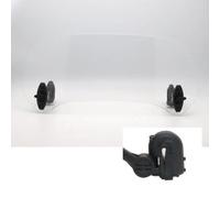 Deflecteur Moto Clip Universel Moto sur Déflecteur d'air Becquet D'extension Pare-Brise Pare-Brise pour BMW pour R1200GS pour XADV pour Tmax Scooter Pare-Brise Déflecteur(Large Clear)